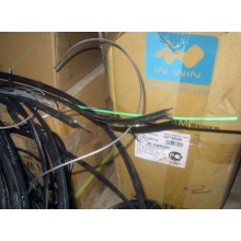 Оптический кабель Б/У для внешней прокладки (с металлическим тросом) в Клине, оптокабель БУ (Клин)