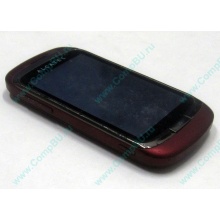 Красно-розовый телефон Alcatel One Touch 818 (Клин)
