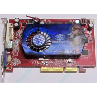 Б/У видеокарта 512Mb DDR2 ATI Radeon HD2600 PRO AGP Sapphire (Клин)