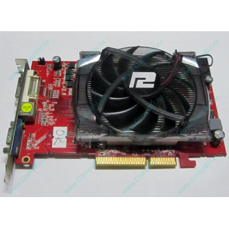 Б/У видеокарта 1Gb ATI Radeon HD4670 AGP PowerColor R73KG 1GBK3-P (Клин)